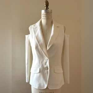 Trina Turk - open shoulder blazer